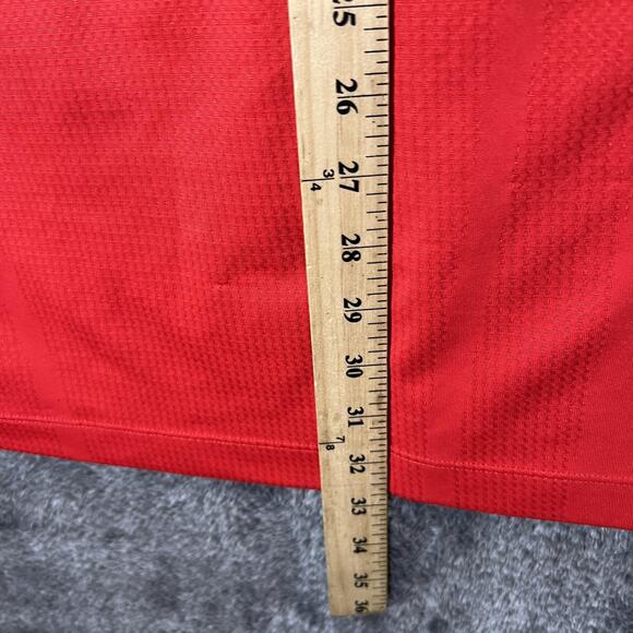 Nike Golf Polo Shirt Mens XL Red Tour Performance Dri-Fit Athletic 400769-643 - Picture 7 of 8